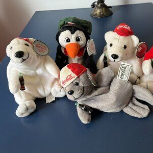 Coca Cola Bean Bag Plushes